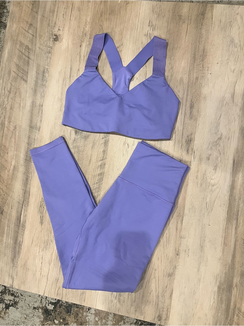 Aerie purple Sports Bra (S) and Legging (M) Set (will sell separate)